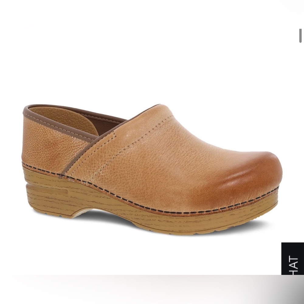 Dansk Women's Tan Leather Clogs